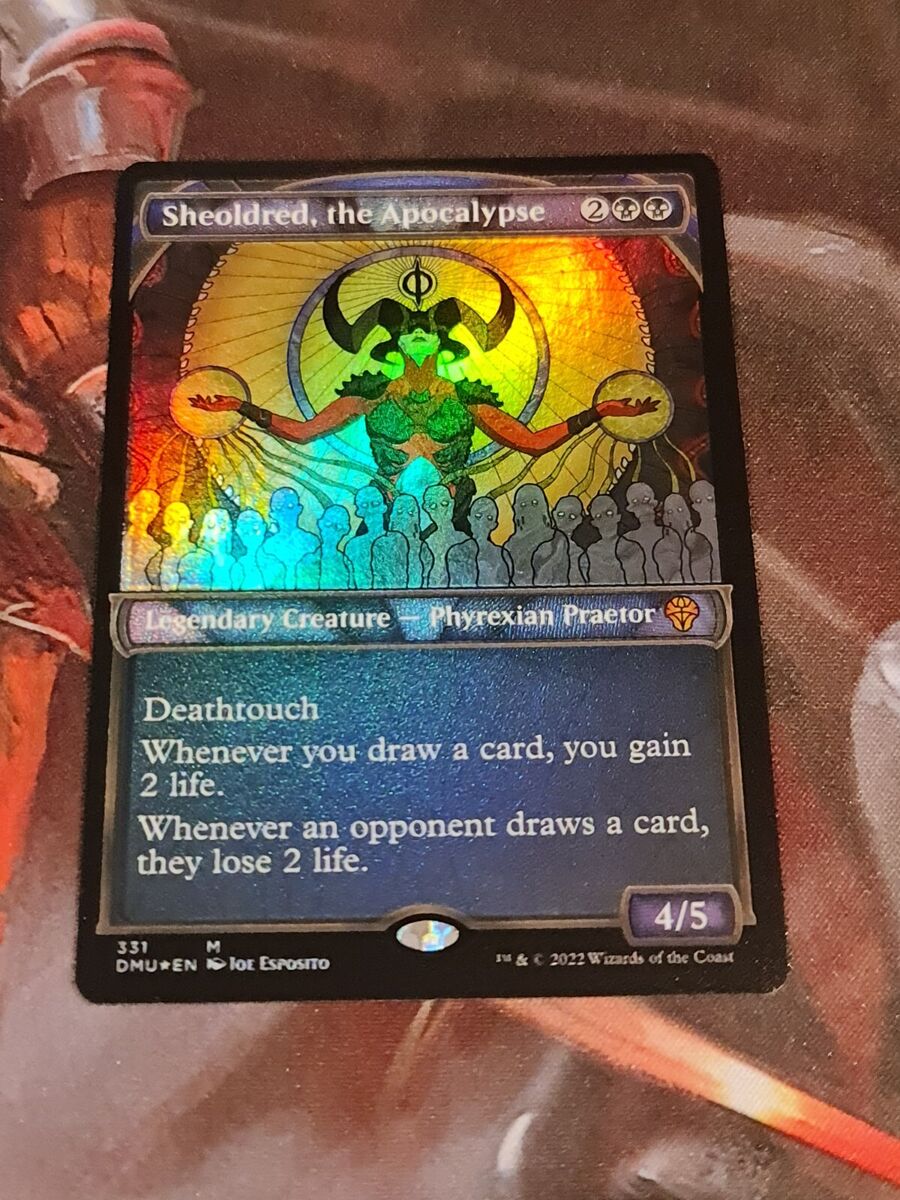 MTG Textured Foil Showcase #331 - Sheoldred, the Apocalypse MTG Textured Foil Showcase #331 - Sheoldred, the Apocalypse