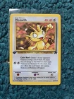 1st Edition MEOWTH 62/82 Team Rocket Set - Pokémon WOTC Vintage Card - NM