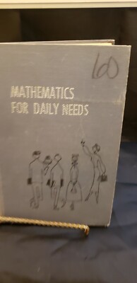 Mathematics for Daily Needs HB Jesse Osborn 1954 Webster Publishing Company Book