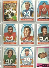 1972 Topps Football High Numbers #264-351. You-Pick Complete-Your Set.