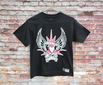   Natalya Made In The Dungeon WWE Authentic Shirt Youth Large L Queen Of Harts