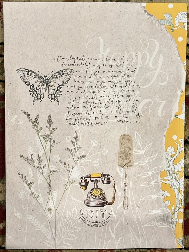 DAPHNE'S DIARY Number 2 2024 HAPPY EASTER Egg POSTER Recipes STICKERS Creative - Image 2 of 2