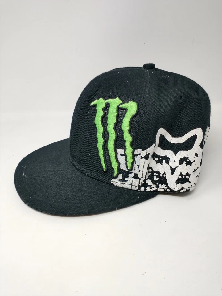 Monster Energy Fox Racing 4 Ricky Carmichael Gorra Adulto 7 1/2 Motocross Carrera Foto 2 de 4
