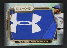 VLADIMIR GUERRERO JR 2021 TOPPS DIAMOND ICONS GAME USED UNDER ARMOUR PATCH 4/10 
