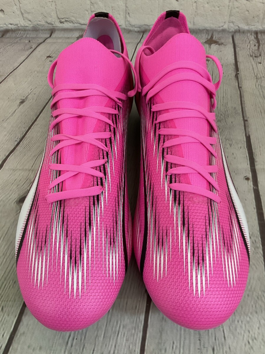 Puma 107754 01 Ultra Match FG/AG Women's Soccer Shoes Pink White
