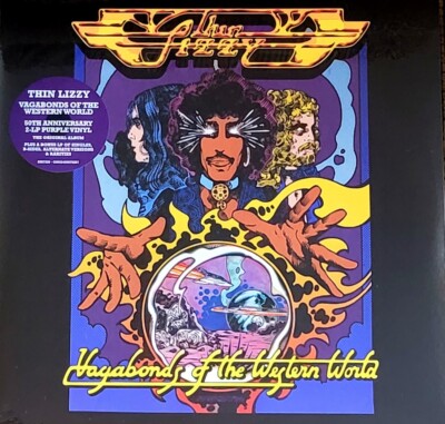THIN LIZZY - VAGABONDS OF THE WESTERN WORLD - PURPLE VINYL 2-LP SET '' NEW ''