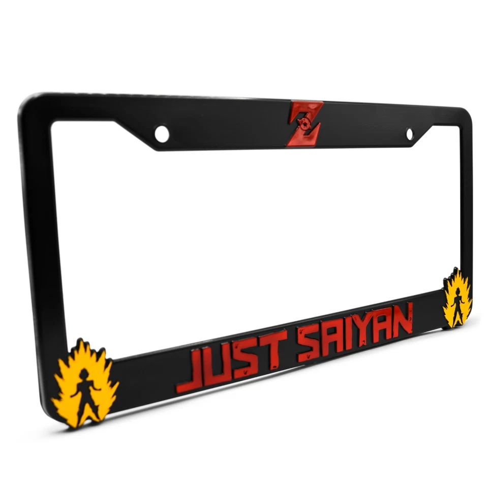 Quadro de placa Dragonball Z "Just Sayian" 3D levantado - Imagem 4 de 4