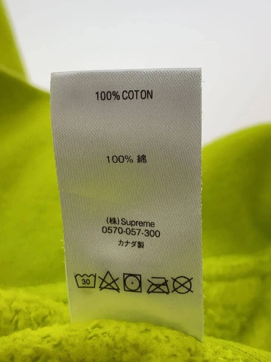 Felpa con cappuccio Supreme 20AW S logo cotone verde usata