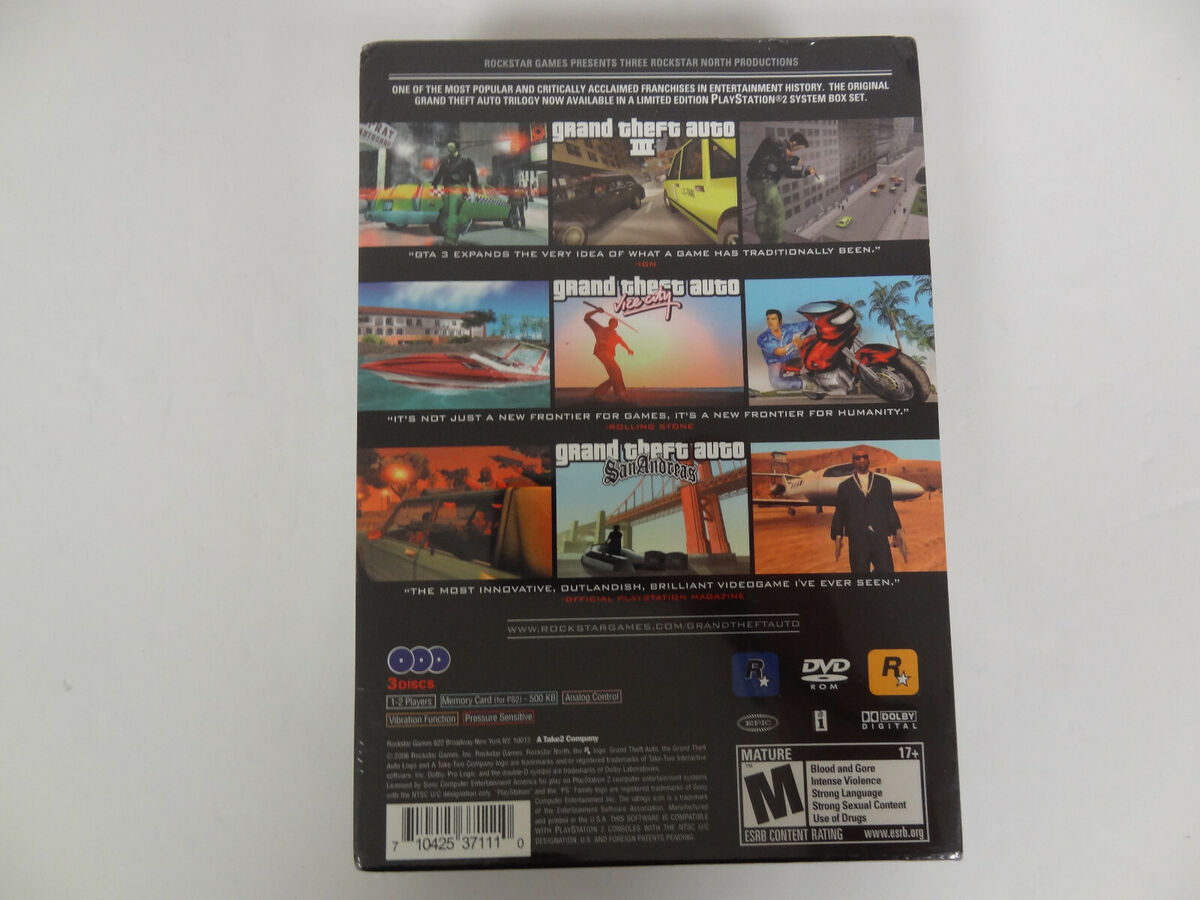 Grand Theft Auto: The Trilogy Rockstar Games PlayStation 2