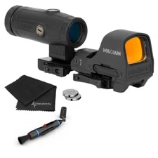 Holosun HS510C  Sight w/ 3X Magnifier HM3X w/ Cleaning Pen and Cloth and Battery