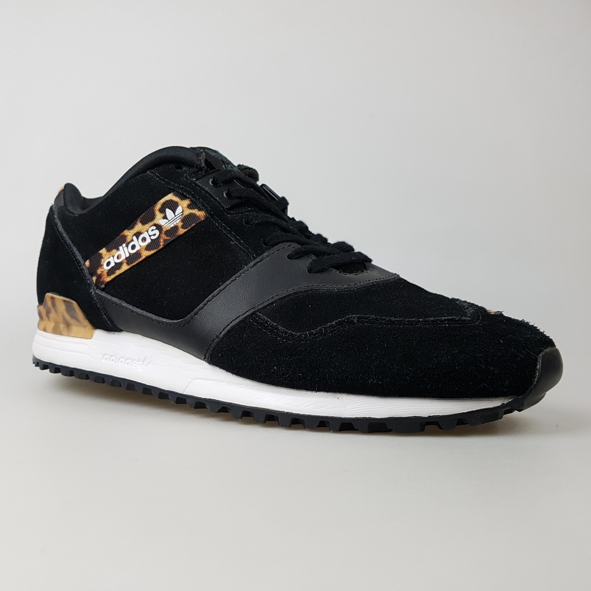 Women's ADIDAS 'ZX 700 Contemp' US Shoes Black Leopard RARE 3+