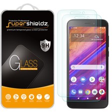 2-Pack Supershieldz Tempered Glass Screen Protector for BLU View 1