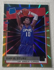 DANIEL OTURU / 2020-21 Donruss / GREEN & YELLOW LASER  RATED ROOKIE / #217