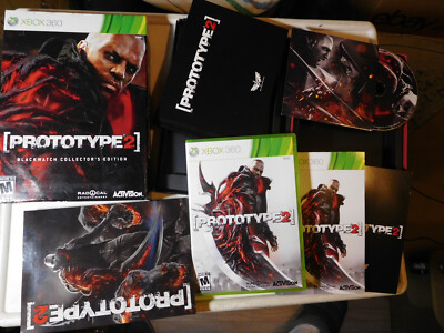 Prototype 2 - Blackwatch Collectors Edition Xbox 360 Books,Music,codes  NO GAME!