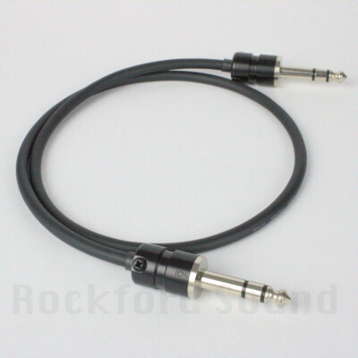 Mogami W2552 Balanced Low Profile Patch Cable, Straight to Straight, Black
