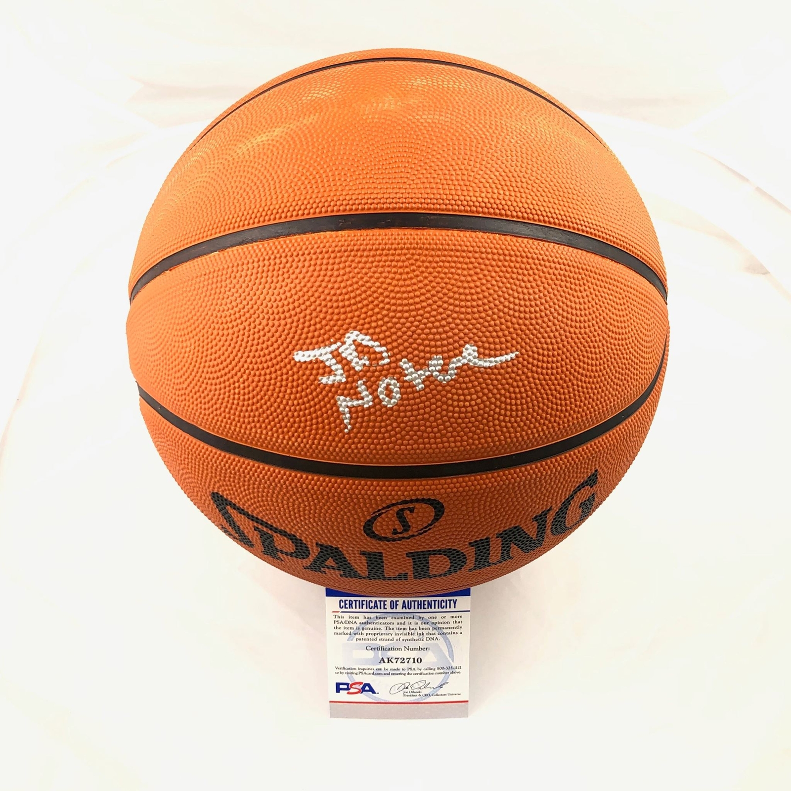 J.D. NOTAE signed Basketball PSA/DNA Arkansas Razorbacks autographed 