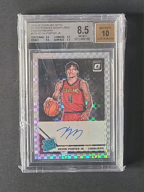 2019-20 Donruss Optic Rookie Checkerboard Auto Kevin Porter Jr Clippers-Cavs 1/1