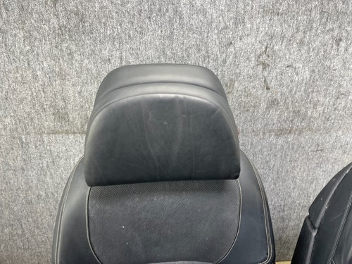 BMW F10 Exclusive Black Nappa Leather M-Sport Heated Seats Panels Set OEM 95K - Picture 6 of 24