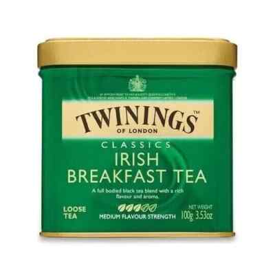 2x Twinings Irish Breakfast Loose Tea Caddy 100g Lose Tea Kostenloser Versand...