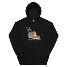 Hover Lawn Mower Transportation Vehicle Illustration Hoodie