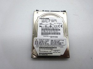 120GB SATA NOTEBOOK FESTPLATTE TOSHIBA MK1234GSX 2,5'' #NFP420