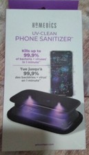HoMedics UV-CLEAN Phone Sanitizer In Just 30 Seconds Sanitize Both Sides N.I.B.