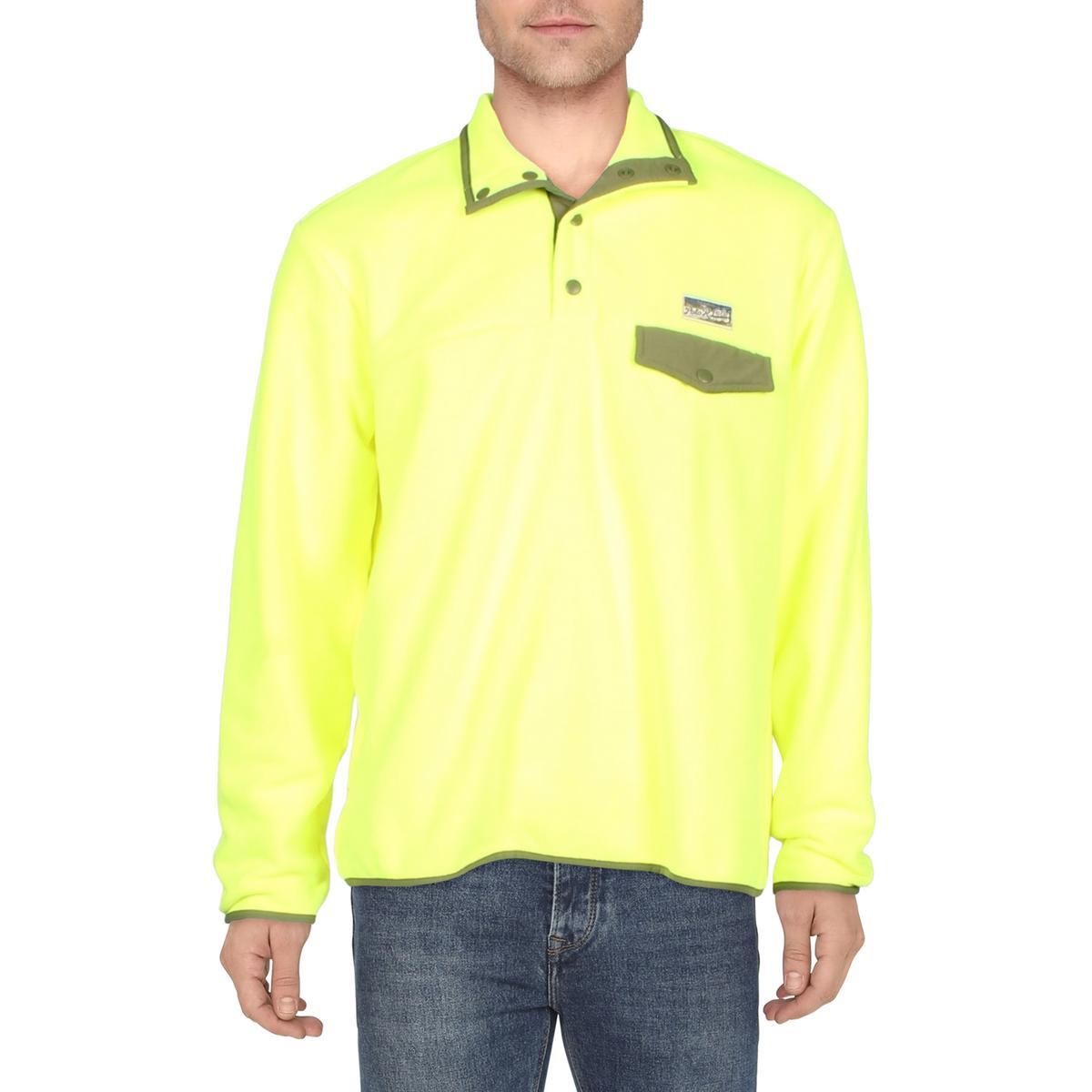 Мужская толстовка Polo Ralph Lauren с контрастной отделкой желтого цвета, мужская одежда для отдыха XXL BHFO 7484