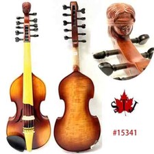 SONG master 5 5 strings 14" Viola d'Amore,Carving Angel Neck Scroll 15341