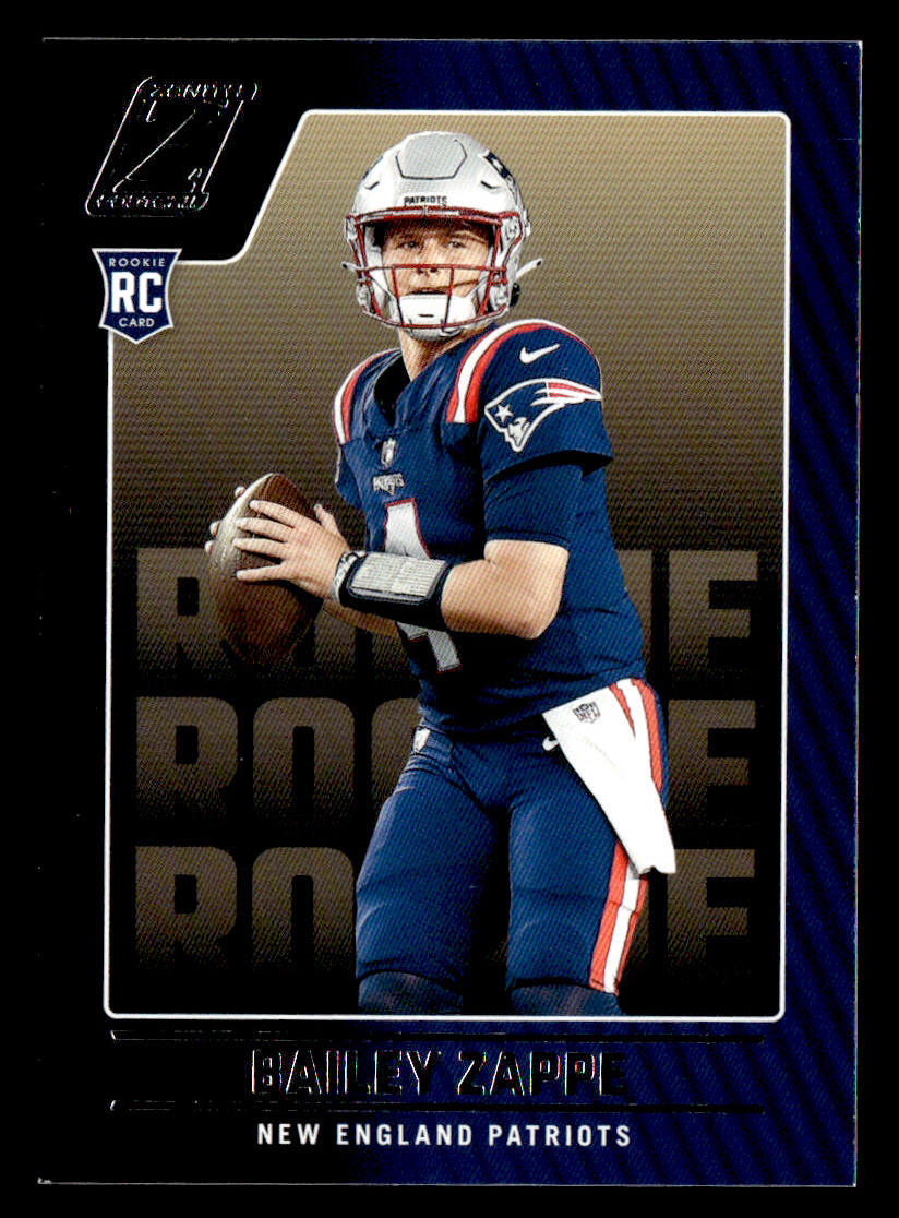 Bailey Zappe 2022 Panini Zenith #129 Rookie