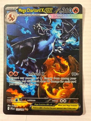 Mega Charizard X ex 125/094 Me02: Phantasmal Flames Holo！