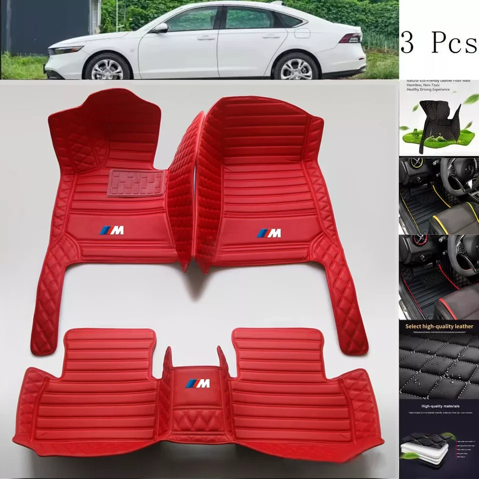 For BMW E46 E36 E60 X5 E70 E30 F10 G30 E30 E34 E39 F10 Custom Car Floor Mats - Image 3 of 4