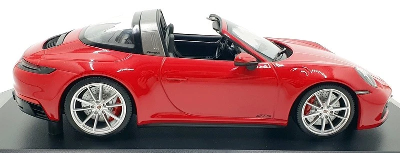 Minichamps escala 1/18 diecast 155 061062 - Porsche 911 Targa 4 GTS 2021 - rojo Foto 4 de 4