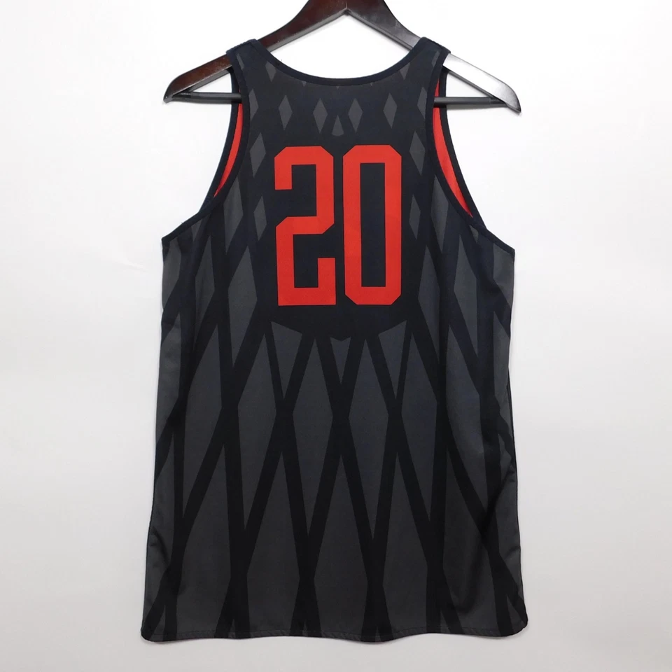 Camiseta deportiva reversible de baloncesto universitario UNLV RUNNIN' REBELS #20 Nike NCAA para hombre L Foto 3 de 4