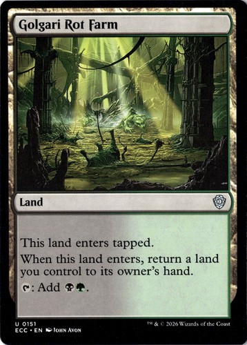 Golgari Rot Farm #151 Commander: Lorwyn Eclipsed