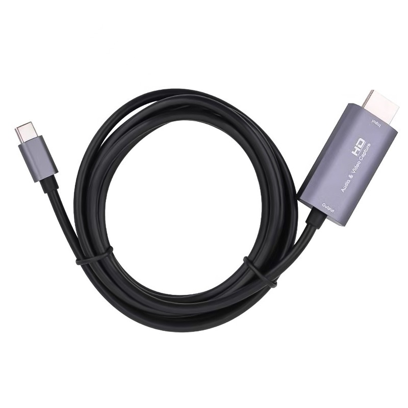 2M HDMI to TYPE-C HD Audio Video Capture Card Cable Game Live USB-C Adapter