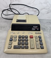 Sharp EL-2630GII 90s Vintage Electronic Printing Calculator Works 2 Color Print