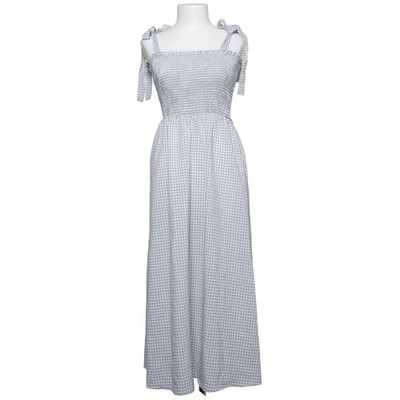 Urban Threads, Kleid, Größe: S, Grün/Weiß, Elasthan/Polyester, Karo, Damen #8hS