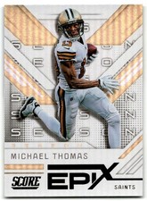 2019 Score #ES-5 Michael Thomas Epix Season New Orleans Saints