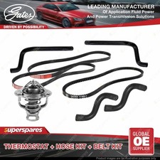 Gates Thermostat Radiator Heater Hose Belt Kit for Nissan Pathfinder R50 3.3L