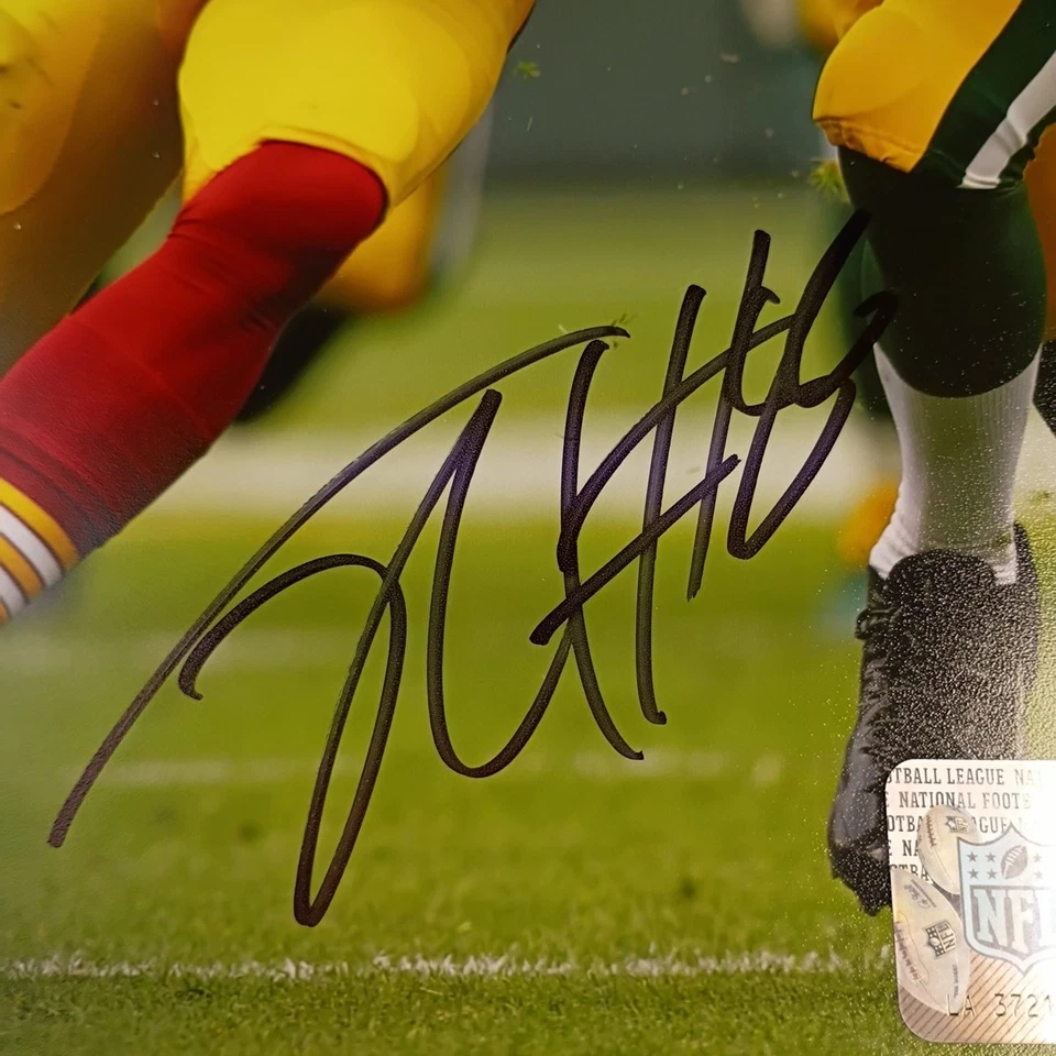 Foto autografiada firmada por Jordan Reed de 8x10 certificada por GSE de los Washington Redskins NFL Foto 2 de 4