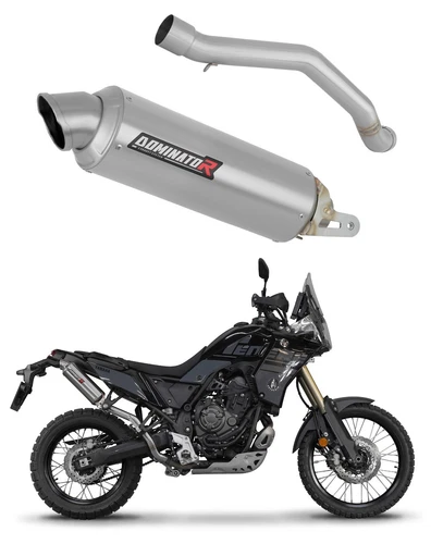 Tenere 700 2025 - 2026 Hi Level Exhaust Silencer Muffler GPF DOMINATOR