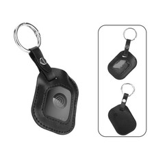 Funda protectora de PU con clip de metal para accesorios de rastreador Tile Pro 2024