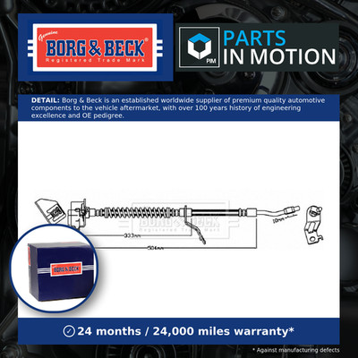 Brake Hose fits HYUNDAI ix20 JC 1.6D Front Left 11 to 19 D4FB Hydraulic B&B New