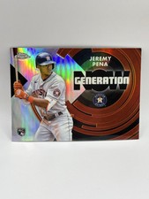 2022 Topps Chrome Generation Now Jeremy Pena #GNC-10 Rookie RC NM QTY