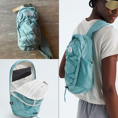 NWT The North Face Borealis Sling Bag Crossbody Blue Flax/Twilight Galaxy Grey