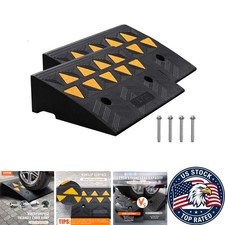 Heavy-Duty Rubber Curb Ramp 5" Rise | 33069 Lbs Capacity for Safe Transitions