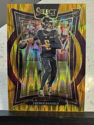 2024 panini select #26 Jayden Daniels concourse Gold Shock Prizm