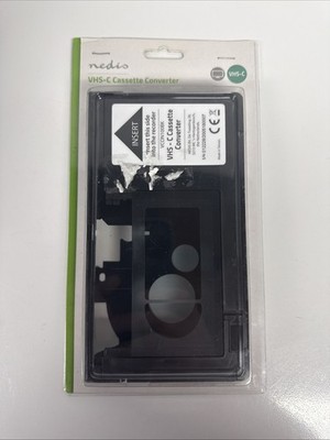 Nedis VHS-C Cassette Converter VCON100BK - BRAND NEW!