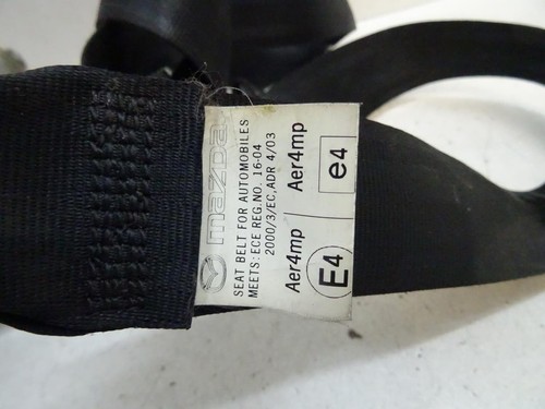 CEINTURE DE SECURITE AVANT DROIT Mazda 3 1 PHASE 2 BR5S57L30B02 - Photo 3/4