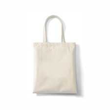 Natural Cotton Tote Bags - 100 Cotton Reusable Shopping Bags - 5 , 10, 24 Pack